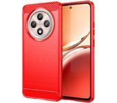 For Oppo Reno12 FS Case Anti-knock Soft Silicone Carbon Fiber Back Cover For Oppo Reno 12 FS 12FS Case For Oppo Reno 12 FS Case