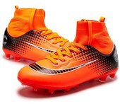 2025 Custom High-Top Soccer Boots Football Shoes Men Indoor Outdoor Quality Assurance Crampons for Winter Summer Seasons