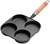 Sartén para freír de hierro fundido,no es fácil de antiadherente, Cocina de Inducción aplicable a la estufa de Gas