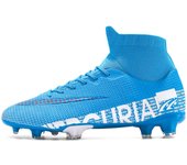 Zapatos De Fútbol Para Hombre TF/FG Botas De Fútbol De Tela Alta De Entrenamiento En Práctica Al Aire Libre Tendencia 2023 Tamaños 35-45