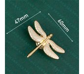 KAK 5pcs Gold Cabinet Knobs and Handles Animal Plant Shape Design Kitchen Handles Zinc Alloy Furniture Handle Door Hardware