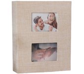 200Pcs Linen Cover Photo Album Interleaf Type 6-inch Picture Albums Book Gift Photo Storage Large Scrapbook Album