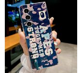 Luz azul Lindo Moda Carcasa del teléfono móvil Galaxy Z Fold 5, Z Fold 4, Z Fold 3, Funda protectora