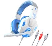 Auriculares Gaming Profesionales con Sonido 3D, Micrófono Antiruido, Almohadillas Suaves para PS4/PS5/Xbox/PC.