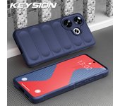 KEYSION Shockproof Case for Xiaomi POCO F6 F6 Pro Anti-skid Soft Silicone Phone Back Cover for Xiaomi POCO F6 Pro