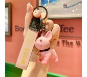 Cartoon resin Puppy Keychain Cute Creative Exquisite Bulldog Key chain Pendant