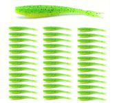 40pcs Bionic Fishing Swimbaits, Soft Lures For Trout Crappie Bass, Fishing Accessories For Freshwater Saltwater