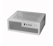 A09 HTPC Computer Case Mini ITX Gaming PC Chassis Desktop Chassis USB3.0 Type-C Computer Case Home Computer Case Silver