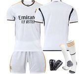 Adult 2324 Real Madrid Home Jersey No. 9 Mbappe 5 Bellingham 7 Vinicius Football Uniform Sports Men's Suit