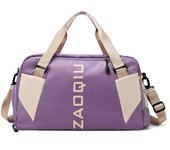Bolsa De Deporte Para Mujer Bolsa De Yoga Bolsa De Viaje Bolsa De Hombro Con Bolsillo Para Zapatos Almacenamiento De Zapatillas Bolsa Ducha Seca Y Húmeda