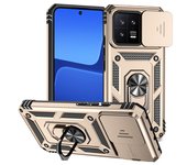 Full Cover For Xiaomi 13 Case For Xiaomi 13 Bumper Push Window Magnetic Phone Holder Back Case For Xiaomi 13 Case 6.36 inch