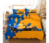 Red Racing Car 3D Kids Boy Bedding Set F1 Game Racer Printing Duvet Cover 2/3pcs Bedclothes with Pillowcase Twin Full Bedspread