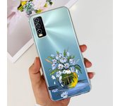 For Vivo Y12S Case V2026 V2033 V2042 Back Cover Luxury Marble Soft Silicone Cover For Vivo Y20 Y20A Y20i Y20G Y20S Y11S TPU Case