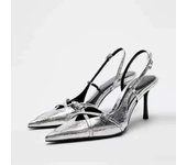 White Embroidered Mesh Sgback Shoes Women Fashion Pointed Toe High Heels Lady Casual Stilettos Summer Heeled Sandals Pumps