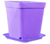 Candy Color Mini Basin Square Flower Pot Succulent Plant Trays DIY Transplant Flowerpot Planters Grow Pot Home Office Decor