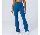 Seamless Yoga Sports Fiess Casual Hip-lifting High-waist Flared Pants Suit Running Dance Workout Gym Leggings for Women
