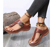 Women's Platform Flip Flops Comfortable Open Toe Slip On Shoes Women Casual Walking Shoes