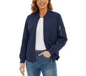 MAGCOMSEN Women's Waterproof Outwear Coats Bomber Jackets