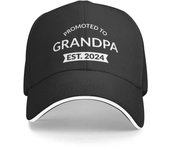 Promoted To Grandpa Est. 2024 II Baseball Cap New In Hat Man Men Brand Women's