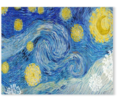 Van Gogh Starry Night Portrait Wall Art Abstract Sunflower Field Print Poster Hallway Bedroom Canvas Painting Home Decoration