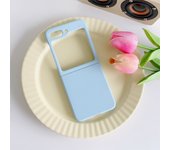 Luxury Korean Fashion Solid Color Simple Shockproof Case for Galaxy Z Flip 5 5G Z Flip5 Flip5 Zflip5 Zflip5 Z Flip 5 Cover Funda