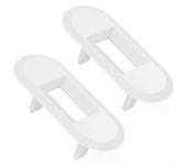 2Pcs WH01X24381 4502680 Washer Lid Lock Bezel, Replacement Part Fit for GE and Hotpoint Top Load Washing Machine Parts
