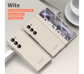 Pen Container For Samsung Galaxy Z Fold 6 Case Matte Hard Back Hinge Protective Film Cover