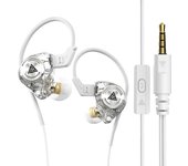 Original QKZ AK3 FiLe Wired Headphones With Mic HIFI Subwoofer  Noice Cancelling Earphoones Gaming Sport Music Monitor Earbuds