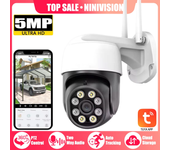 TUYA 5MP PTZ IP Camera For Security Track Protection 360° PTZ Control WIFI Surveillance Camera CCTV Outdoor Wireless Smart Home