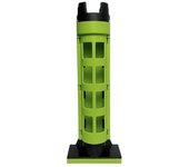 Portable Fishing Box Rod Stand Durable Plastic Fishing Tackle Box Removable Solid Base Fishing Box Barrel Holder