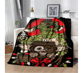 Gremlins Cartoon Printied Blanket Fashion Warm Blanket Flannel Soft And Comfortable Blanket Home Travel Blanket Birthday Gift