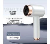 Secador de pelo inalámbrico Secador de pelo recargable Dormitorio desenchufado portátil doméstico con ion negativo secador de pelo frío y caliente Velocidad