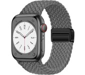 Braided Strap For Apple Watch 44mm 40mm 45mm 49mm 41mm 38 buckle Bracelet iWatch Series se 7 3 6 8 9 Ultra 2 Magnetic Band