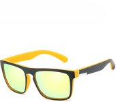 Gafas de sol polarizadas para hombres nuevos, gafas de sol deportivas de película colorida, gafas con marco de PC de pintura elástica