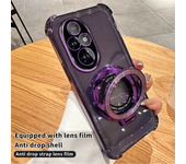 Funda con soporte magnético transparente a prueba de golpes para Honor 200 100 90 80 70 60  Pro
