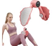 Pkila Pelvic Floor Exerciser Strengthener for Women, Muscle Hip Booty Trainer Pro Machine with Counter, 3-hole Adjustment Leg