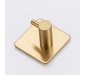 Gancho de baño para cocina Puerta Pared Percha Autoadhesiva Gancho de toalla Robe 304 Acero inoxidable genuino 5PCS Estilo moderno para montaje en pared