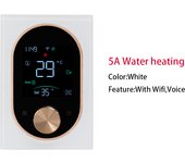 Smart WiFi Thermostat Programmable Knob Temperature Controller Electric Floor Heating Gas Boiler Thermostat for House Office