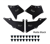Mud Flaps For Toyota Land Cruiser Prado Carbon Fiber Texture Splash Guards Mudflaps Fender Liners Shield Seal