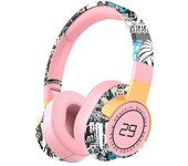 VAORLO Graffiti Bluetooth Headphone Super Bass Original Wireless Earphone Built In HD Mic Earphone Noise Reduction Sport Headset