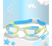 fog Anti with earplugs, transparent elastic goggles, water sports swimming goggles