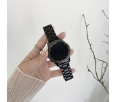 La Correa De Tres Perlas De Resina De Color Sólido De Cerámica Es Adecuada Para Samsung Watch5,Huawei Watch3 pro/Gt3