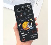 For LG K61 Case Cute Cat Dinosaur Soft Black Silicone Shockproof Bumper For LGK61 2020 Funda LM-Q630EAW LM-Q630 K 61 Phone Cover