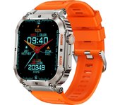 Military Smart Watch for Men Make Calls Rugged Tactical Sports Watch 1.96" HD Big Screen Smartwatch Compatible with iPhone Android Phones Waterproof Fitness Tracker Heart Rate Sleep Monitor Watch