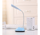Lámpara de noche de lectura LED que funciona con batería, luz de mesa Flexible, interruptor plegable, luz de estudio para niños, oficina y estudiantes