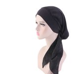 For Women Satin Silk Sleep Cap Hijab Scarf Headband Women Hat Turban Cap Silky Bonnet Head Scarf Elastic Hair Band