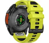 QuickFit 22mm 26mm Fenix8 Watch Band For Garmin Fenix E 8 47mm 51mm 7 7X 6 6X/Epix Pro/Enduro 3 Two-Tone Silicone Strap Bracelet