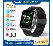 2025 Reloj inteligente New Smart Watch Women 1.85 inch AMOLED Bluetooth Call Watch 100+sport mode 1000 mAh large battery Fitness Tracker Waterproof Sport Smart Clock Fashion Ladies Men Smartwatch Woman