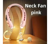 Ventilador de cuello portátil, ventilador de cuello de refrigeración Personal sin aspas de 4000mah, Enfriador de cuello de aire frío, ventilador portátil alrededor del cuello ajustable