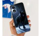 For OPPO A38 4G Case CPH2579 A 38 Shockproof Cover Stylish Flower Love Heart Soft Silicon Funda For OPPO A18 CPH2591 Coque 6.56"